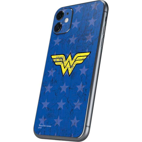 DC Comics Wonder Woman Emblem on Flag iPhone 11 Skin